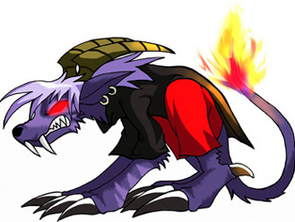 Buwaro is his dangerous berserk form.